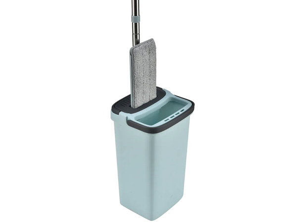 Ploski mop z ožemalnikom dvokomorni talni mop 3x blazinice