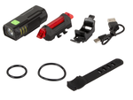 Juego de luces led para bicicleta trasera delantera usb para bicicleta