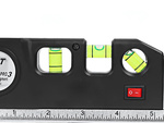 Precision laser spirit level with 2.5m measuring tape laser 3 led modes usb