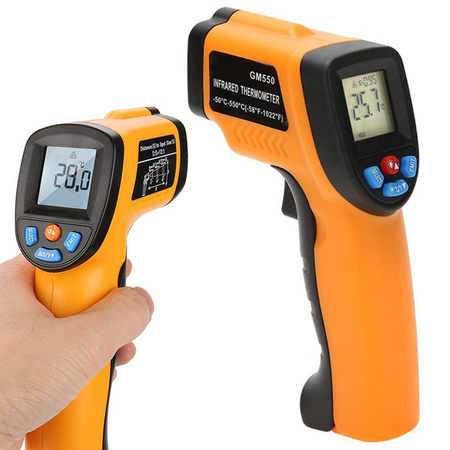 Pyromètre laser sans contact thermomètre -50 +550°c