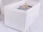 Bra organiser underwear socks clothes drawer wardrobe white