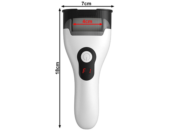 Lime à talon électrique pierre ponce set 3 rouleaux lcd