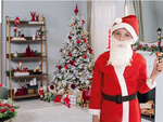 Disfraz de papa noel para niño sombrero barba