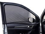 Moustiquaire de vitre arrière pour voiture noir 2pcs