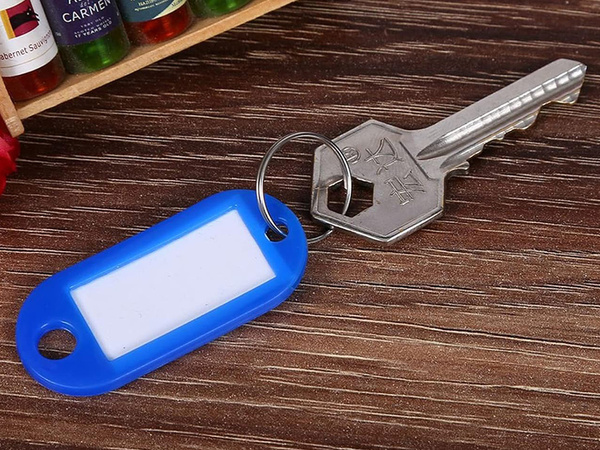 Llavero etiqueta 100 unid.