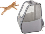 Sac de transport sac à dos pour chat chien lapin fenêtre dos ventilé