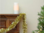 Chandler de navidad 6m cadena dorada