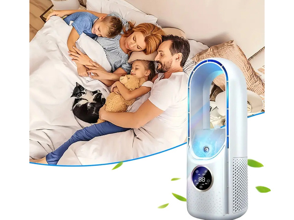 Ventilador de columna sin aspas humidificador de pie silencioso