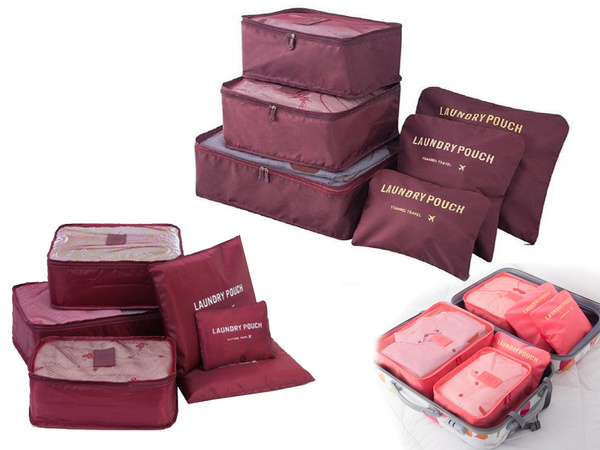 Organisateurs de voyage pour sacs à linge x6