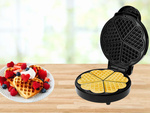 Gofrera robusta 5 gofres esponjosos gofrera corazones 1000w