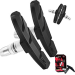 Bicycle brake pads v- breake set with thread bicycle shoes