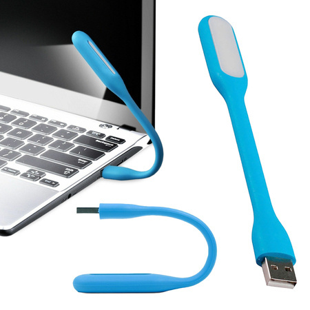 Silikono usb lempa kompiuterio nešiojamam kompiuteriui 6 led stiprus