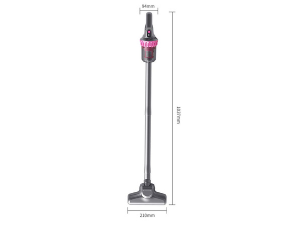 Aspirator vertical portabil fără sac 2in1 100w 4 duze hepa