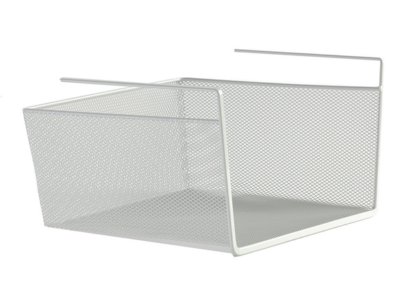 Metal basket suspended kitchen shelf hanging shelf organiser