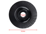 Wood-grinding disc carving angle planer