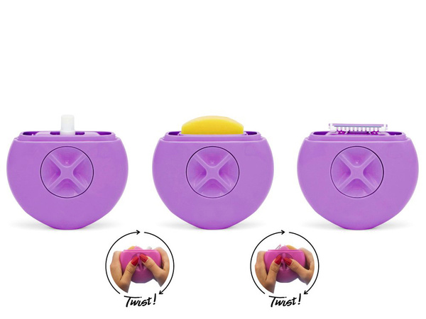 Aparat de ras cu role pentru masajul feței 3-in-1 set