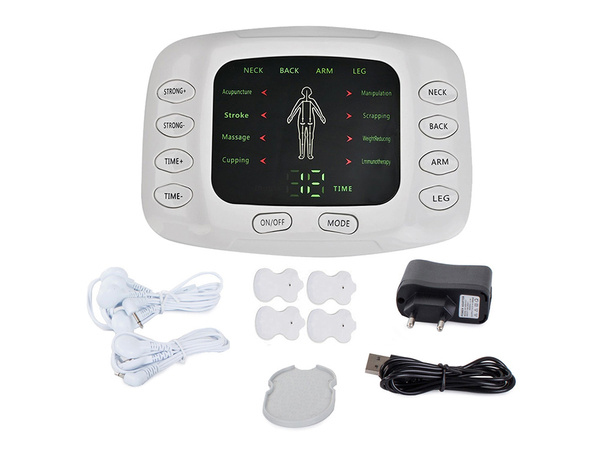Electroestimulador músculo ems tens taps