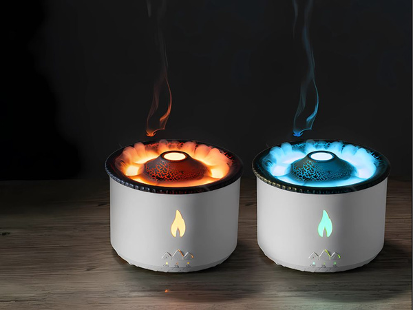 Vlažilnik zraka vodil difuzor rgb vulkan dišavna megla eksplozija požara