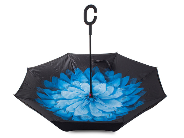 Vihmavari ümberpööratud kokkupandav vihmavari ümberpööratud tugevad traadid kindel seisev vihmavari