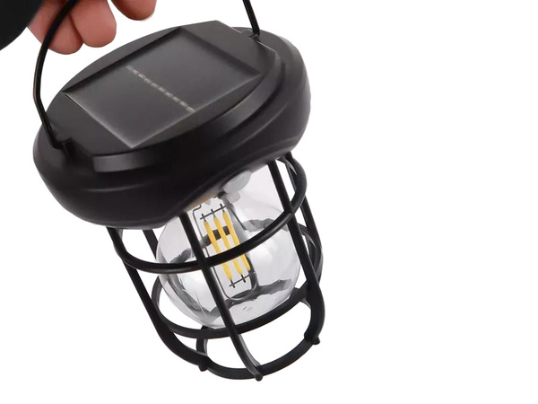 Solar lamp with twilight movement sensor 3 modes 3 led 1800lm waterproof