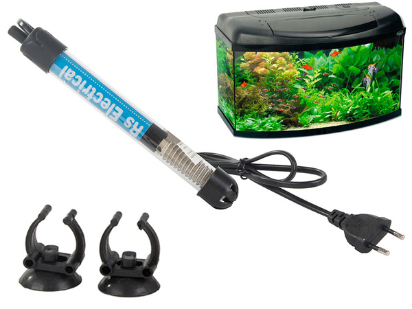 Akvariumo šildytuvas 50w temperatūros kontrolės termostatas efektyvus 50l šildymas