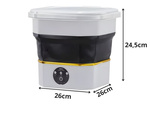 Mini lavadora portátil pequeña lavadora plegable de viaje para ropa y ropa interior 6 l
