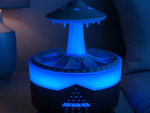 Légnedvesítő illatdiffúzor ufo alakú led lámpa távirányítóval