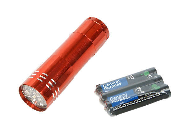 Mini linterna 9 led linternas 15-9 led llavero