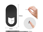 3x laptop camera cover plate