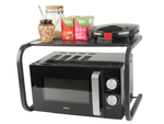 Support pour micro-ondes étagère de cuisine organiseur pour micro-ondes loft armoire