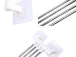 Bathroom towel rail swivel handle hook