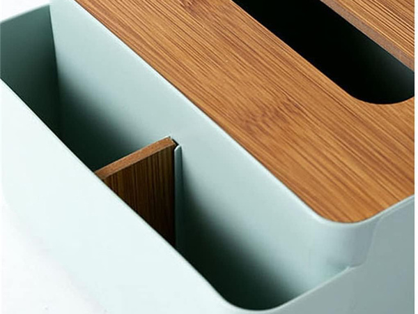 Tissue box tissue organiser tray