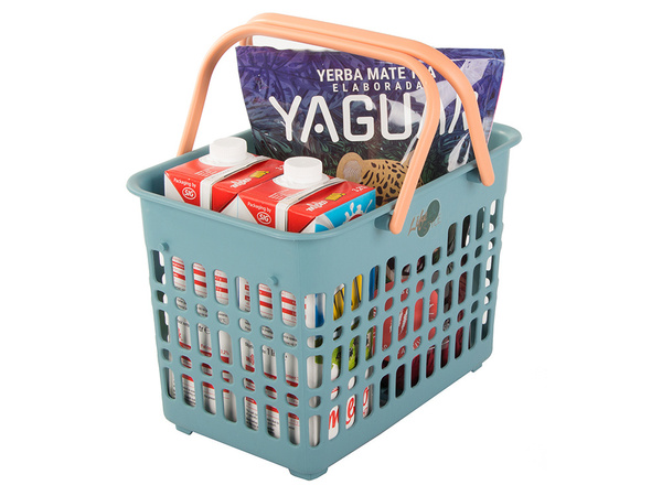 Cesta de la compra práctica para setas verduras asas plegables para picnic