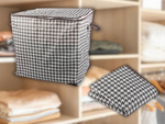 Armario contenedor tela organizador ropa lino plegable 100l