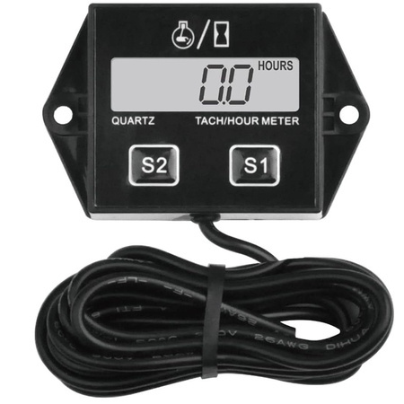 Engine hour meter tachometer 2t/4t mower motorbike