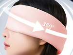 Blindfold sleeping mask comfortable sleep travel 2 sides warm cold