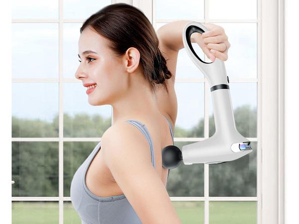 Back massage gun body leg massager strong massage gun 4 tips