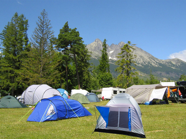 Šotor iglo za 4 osebe z baldahinom za kampiranje na plaži