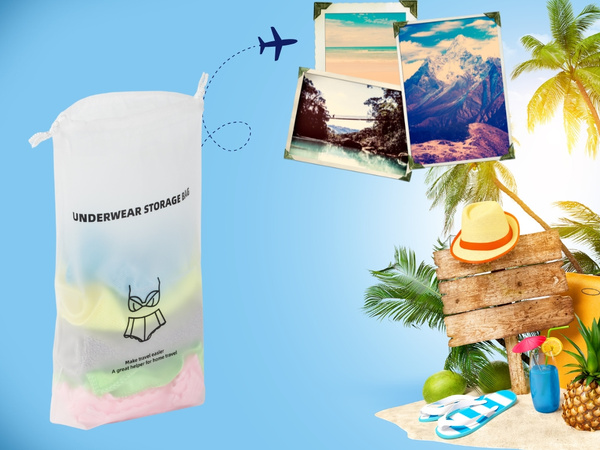 Cestovní taška na spodní prádlo vodotěsný cestovní organizér