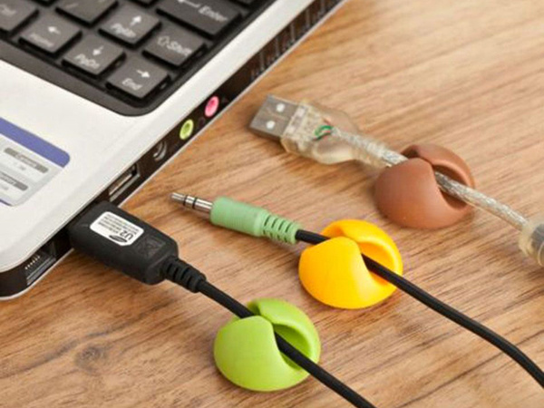 Cable holder organiser for cables 6 pcs.