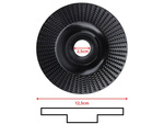 Wood-grinding disc carving angle planer
