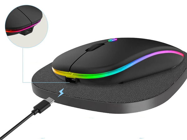 Slim 2,4 ghz bluetooth control optikaalne maus pc laptopidele