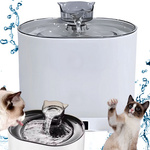 Bebedero gato perro cuenco automatico + filtro 2l sensor de movimiento