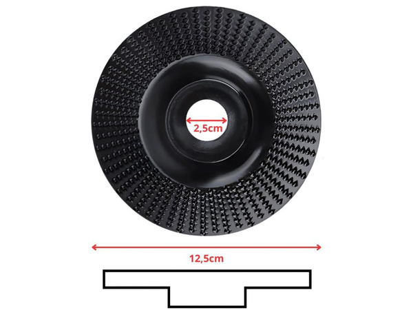 Wood-grinding disc carving angle planer