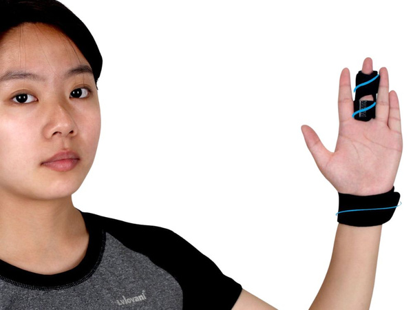 Lábujjstabilizáló szövet csuklótámasz tépőzáras pánttal