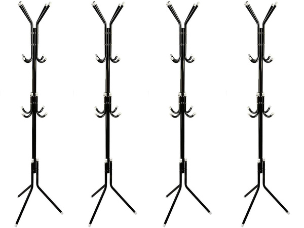 Clothes rack outerwear jackets floor hook arms