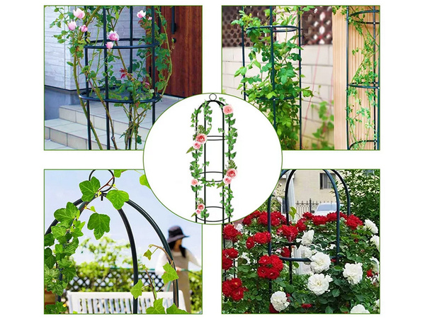 Pergola ogrodowa podpora do kwiatów kolumna do pnączy łuk dzwon na róże 190