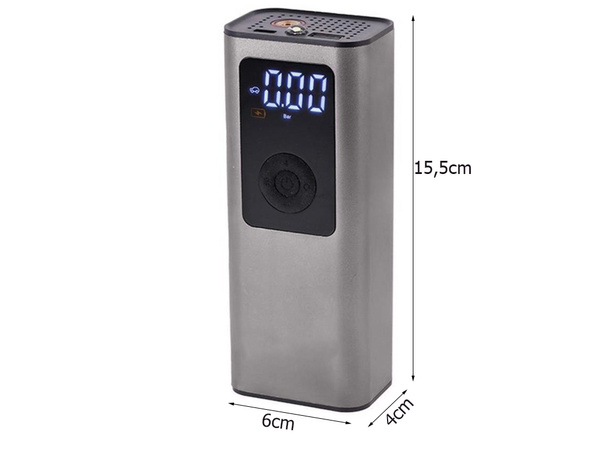 Bateriové čerpadlo pro jízdní kolo auto elektrický kompresor 10 bar lcd