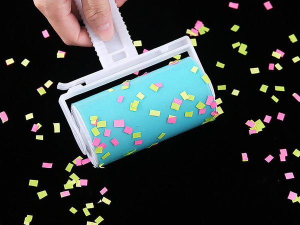 Gel roller fur cleaning roller roller