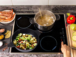 Casserole poêle avec couvercle 4.2l induction